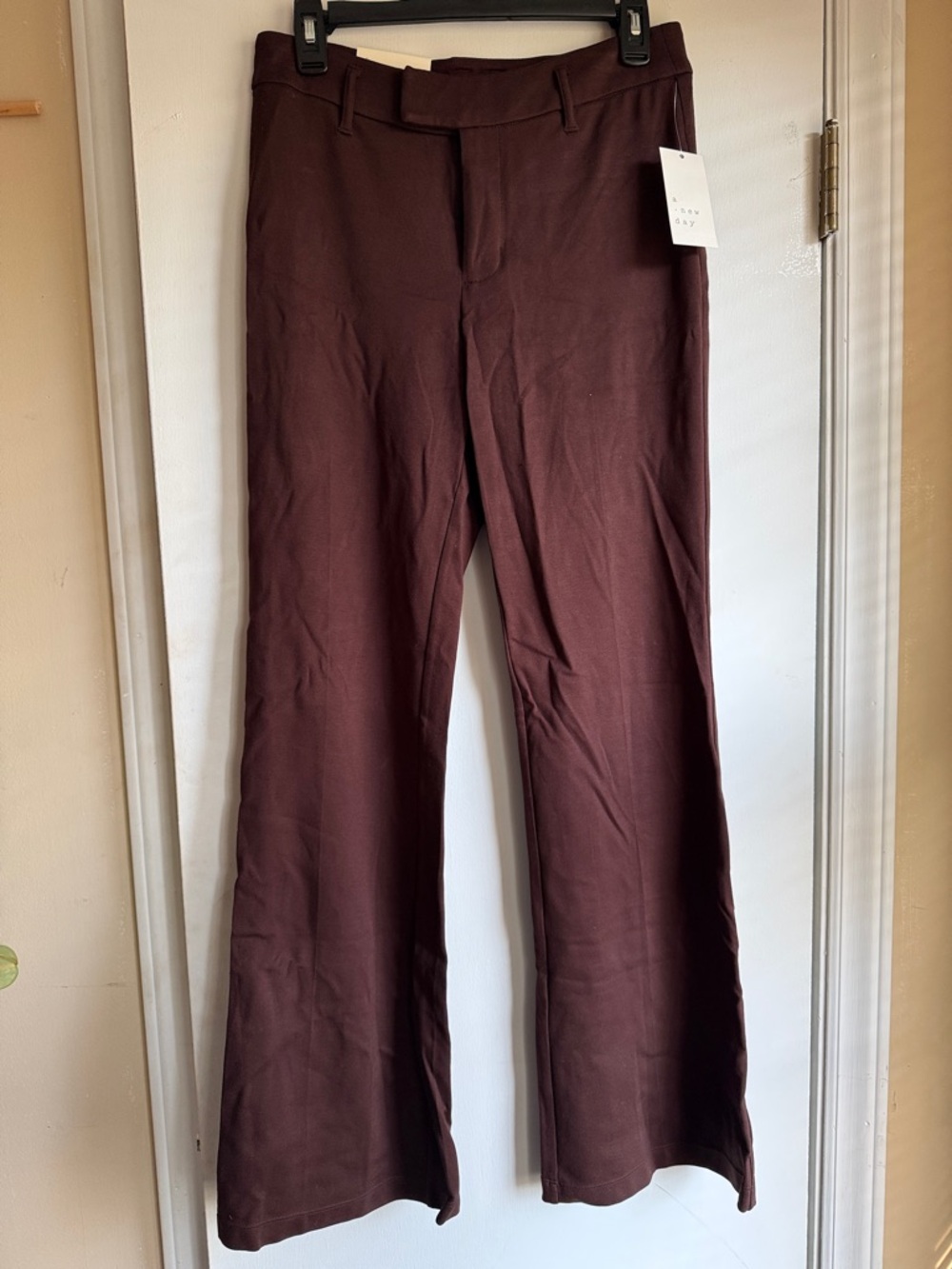 a new day Brown High-Rise Flared Trousers